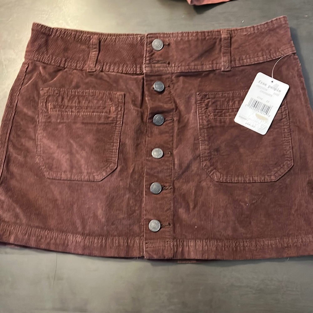 Free people corduroy skirt. Size 29